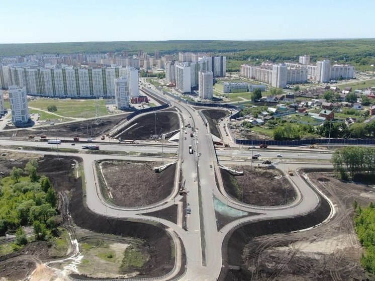 Транспортная развязка на трассе М5 «Урал» в Пензе готова на 97%