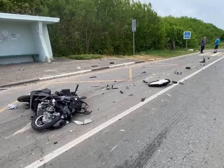 В Нижегородской области самосвал сбил женщину на скутере