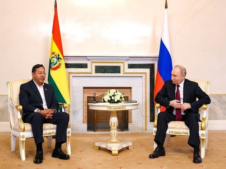 Экспорт мяса ламы и добыча лития: Путин и президент Боливии обсудили сотрудничество в Петербурге
