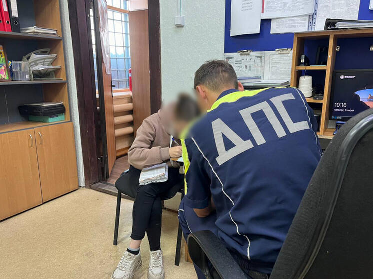 В Бурятии автоинспекторы поймали девушку,  таранившую палисадник