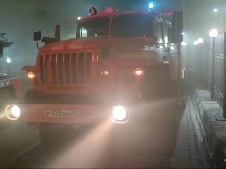 Один человек пострадал на пожаре в отеле в Хабаровске