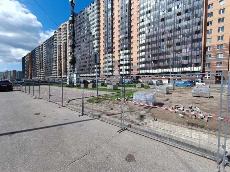 В Мурино благоустраивают Воронцовский бульвар