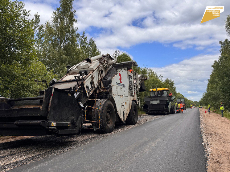 В Тверской области завершается ремонт автодороги между Торжком и Старицей