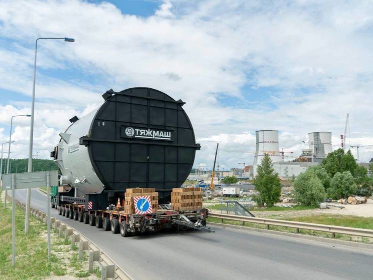 На стройплощадку Курской АЭС-2 доставили транспортный шлюз для второго энергоблока