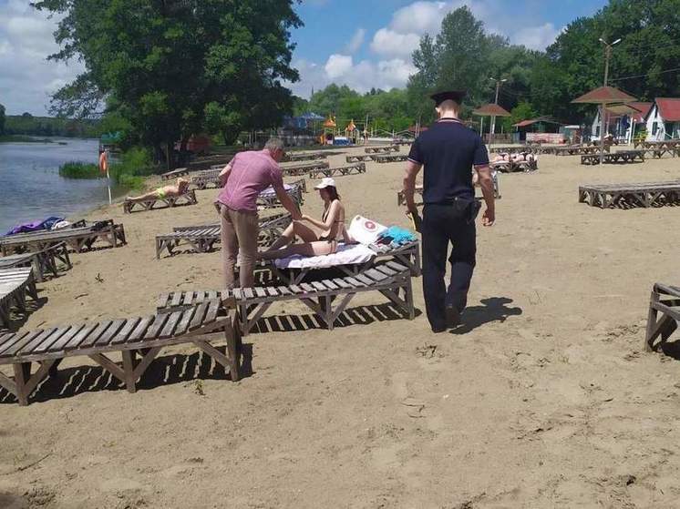 На пляжах Курска в отношении отдыхающих составили 34 протокола за пьянство