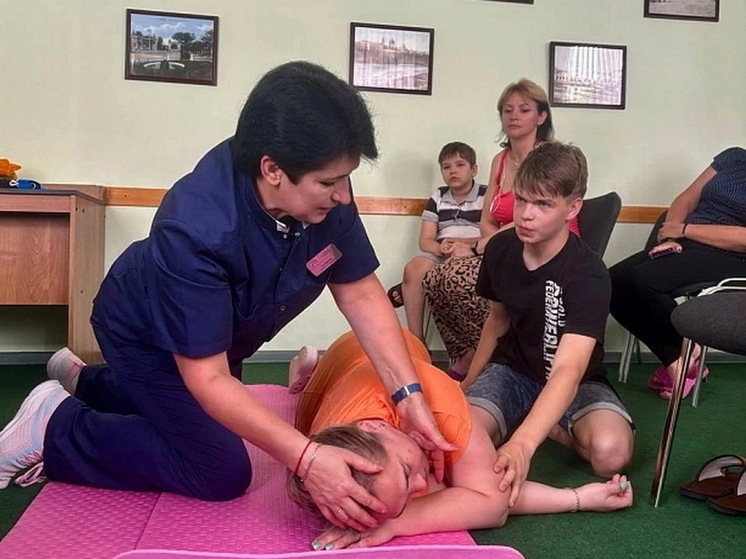 В курских пунктах временного размещения прошло обучение по оказанию первой помощи