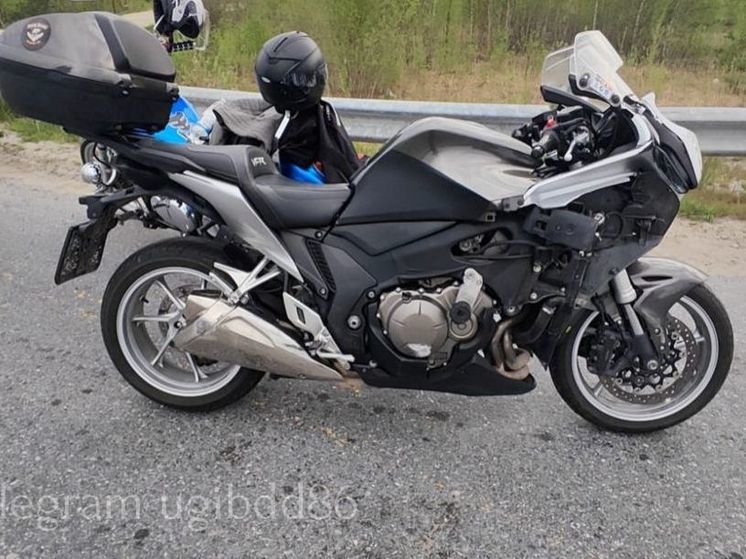 В Югре произошло еще одно ДТП с мотоциклистом