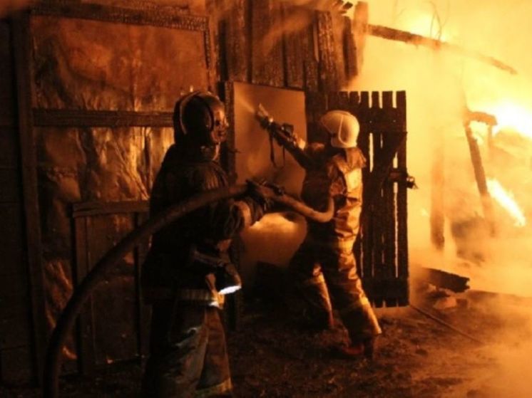 В Пушкино во время пожара в частном секторе пострадали люди