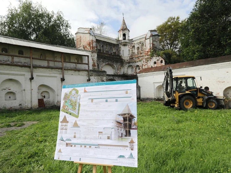 На реставрацию четырех объектов Вологодского кремля направлено более полумиллиарда рублей