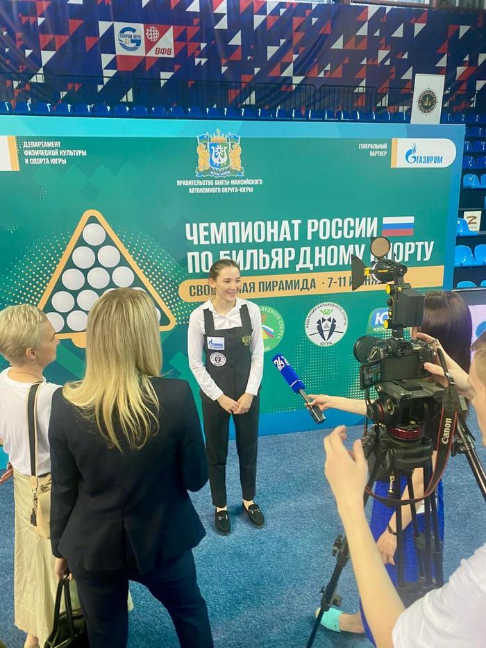 Сургутянка - победительница Чемпионата России по бильярду