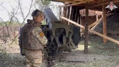 Расчет гаубицы Д-30 уничтожил "опорник" и живую силу ВСУ: видео