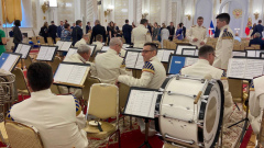 Появилось видео репетиции духового оркестра в Кремле перед церемонией вручения госпремий