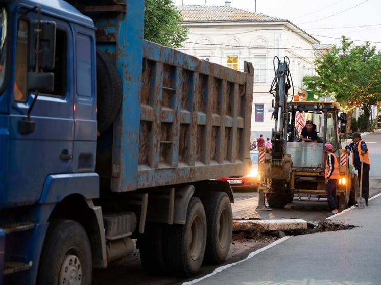В Астрахани на улице Марфинской заменили асфальт