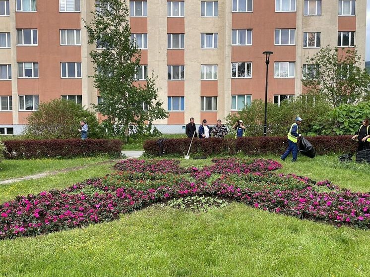 На улицах Южно-Сахалинска высадили более 100 тысяч цветов
