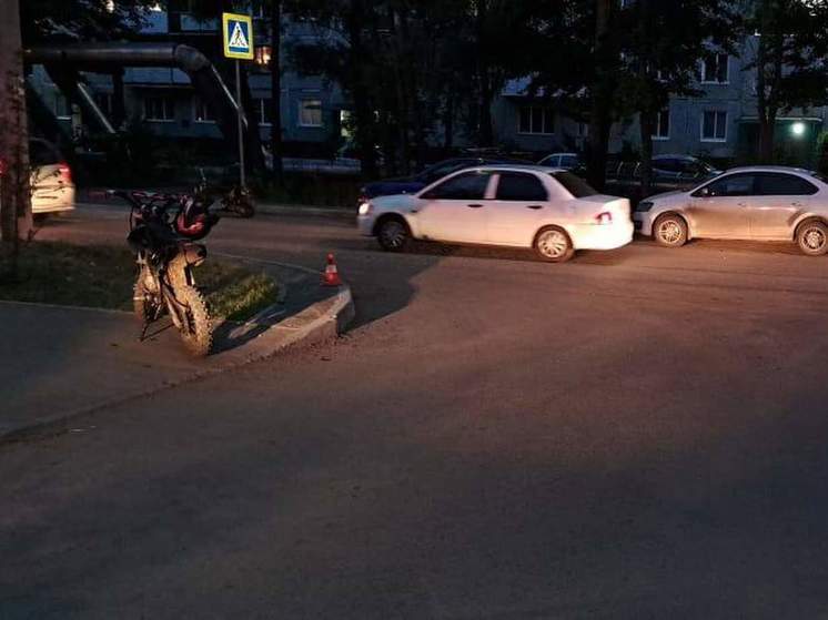В Омске на Московке-2 столкнулись два питбайка