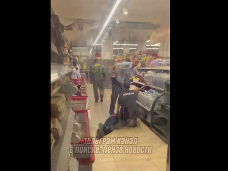 В пензенском магазине задержали дебошира
