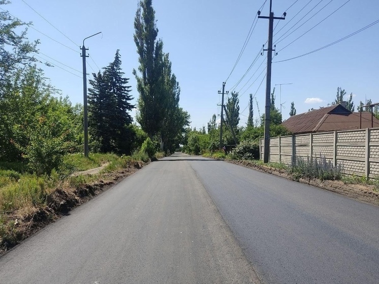 Нижегородцы отремонтировали дорогу в Харцызске