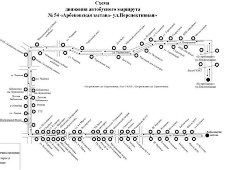 В Пензе изменится маршрут 54 автобуса