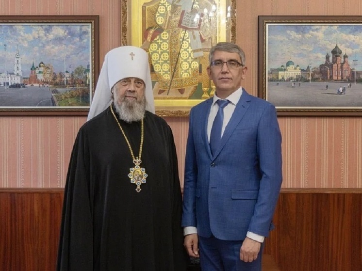 Дмитрий Миляев встретился с митрополитом Тульским и Ефремовским Алексием