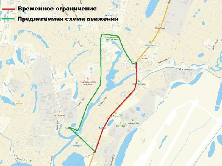 В Якутске до 19 июня временно закроют от перекрестка с Маганским трактом до улицы Строда