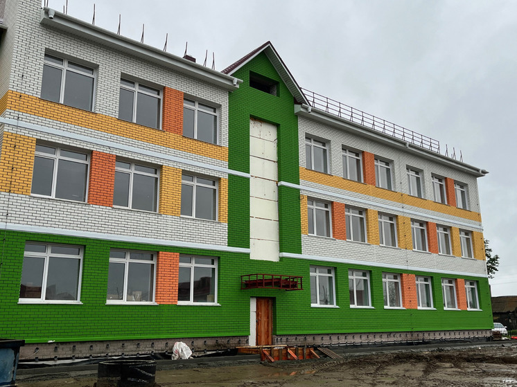 В Алтайском крае продолжают строить Боровихинскую школу