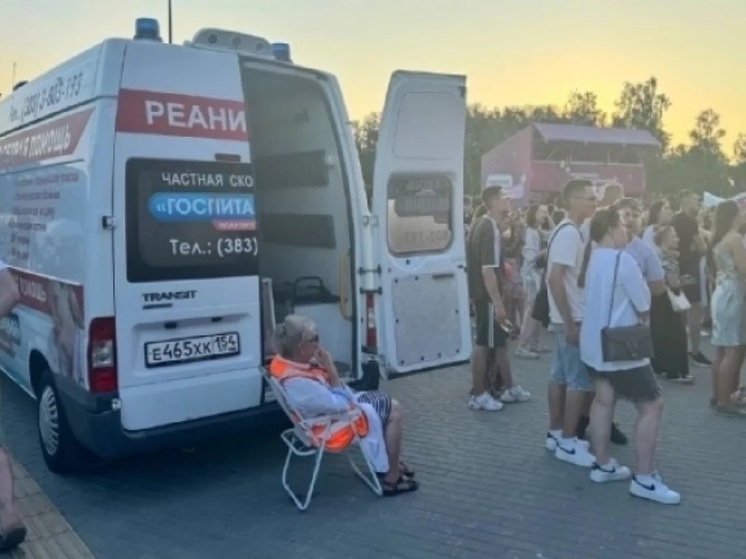 Во время фестиваля "Черника Music Fest" в Новосибирске 30 человек обратились за помощью к медикам