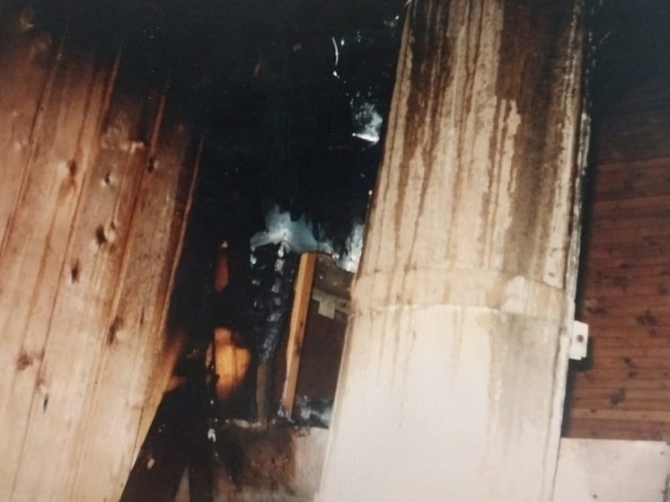 Ночью в дачном кооперативе в Карелии сгорела баня