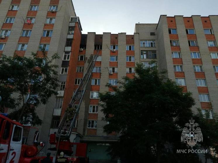В Пензе на Антонова 14 произошел крупный пожар