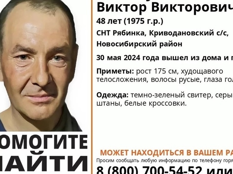 Пропавшего в СНТ под Новосибирском мужчину ищут больше двух недель