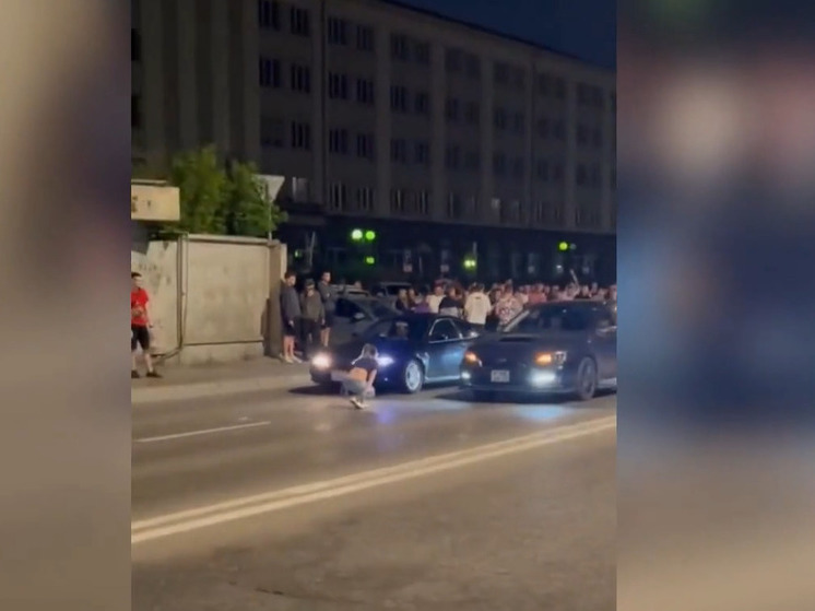 Красноярка получила штраф за ночные гонки в центре города