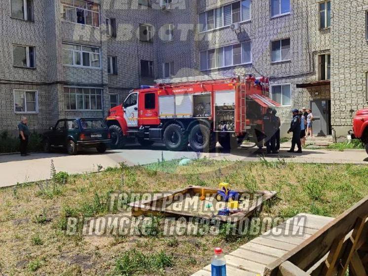 В Пензе произошел пожар на ул. Набережная реки Суры