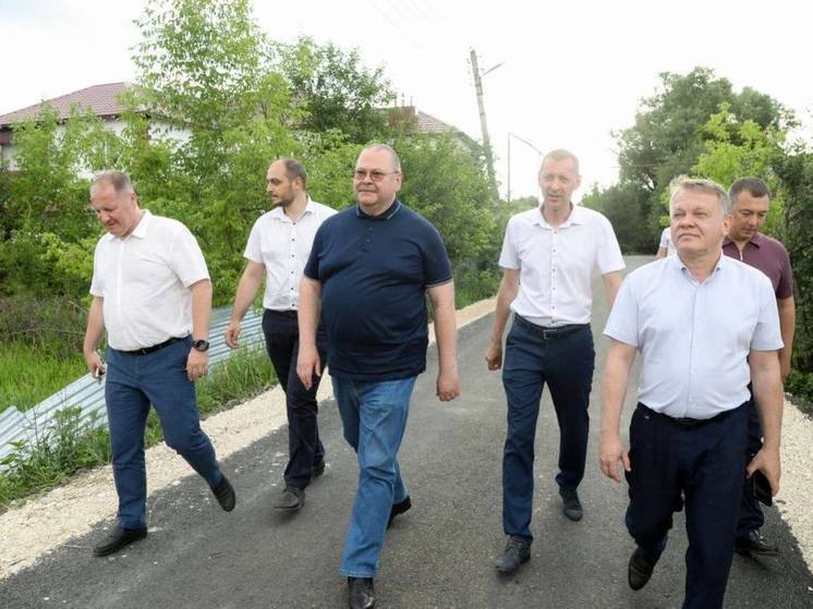 Губернатор Пензенской области проверил строительство дороги Черниговских проездов
