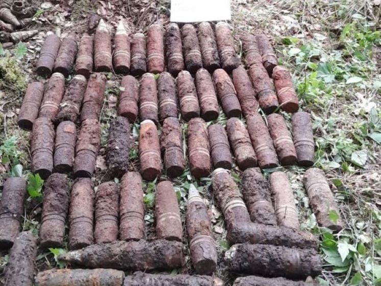 56 артиллерийских снарядов обнаружили под Рузой