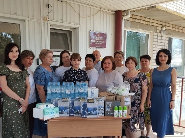 Колледж из Калмыкии помогает участникам СВО