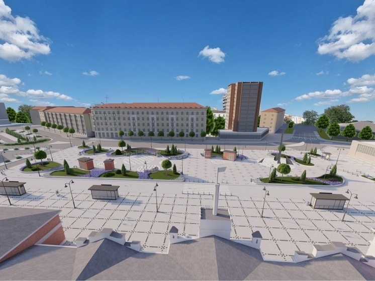 Доработана схема благоустройства площади Бабушкина в Вологде