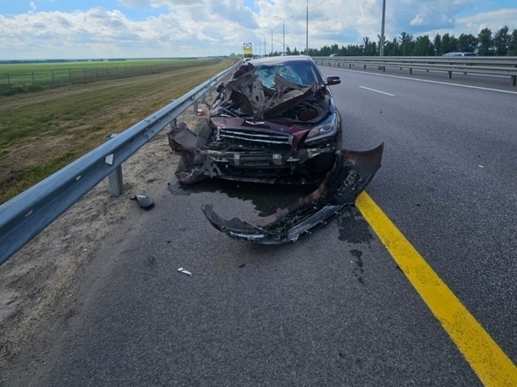 Девушка-пассажир люксового авто пострадала в ДТП с фурой на М-4 «Дон»