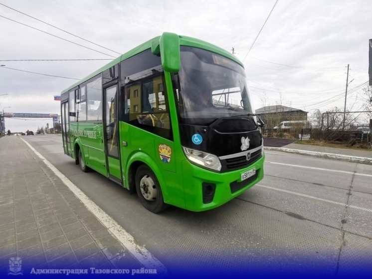 Рейсы автобусов отменили в Тазовском до конца лета