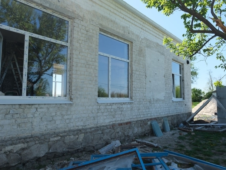 В хуторе Казачий ремонтируют дом культуры