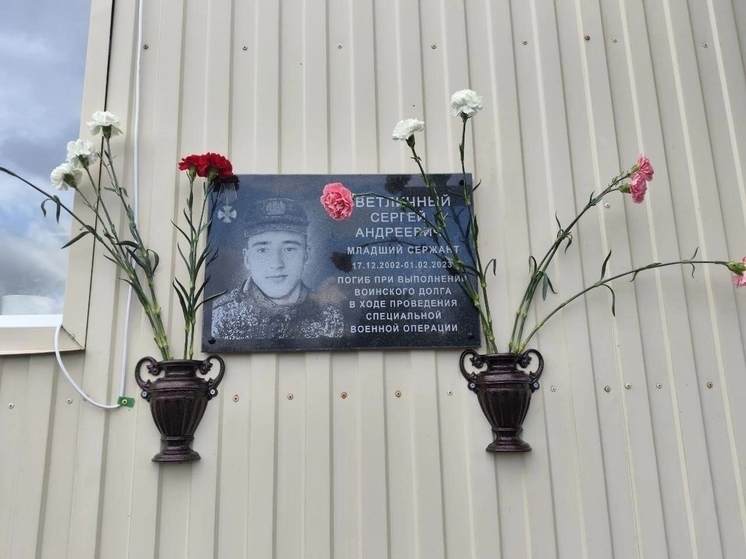 Мемориальные доски в память о погибших на СВО бойцах установили в Томской области