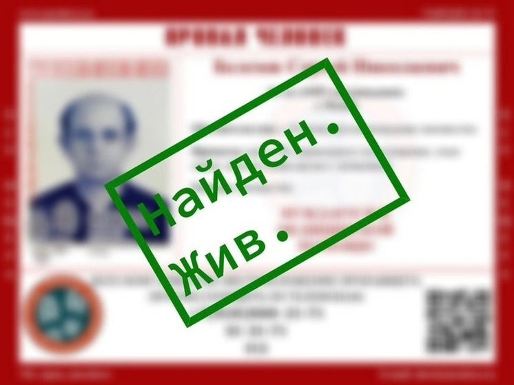 Пропавшего в Рязани 65-летнего мужчину нашли живым