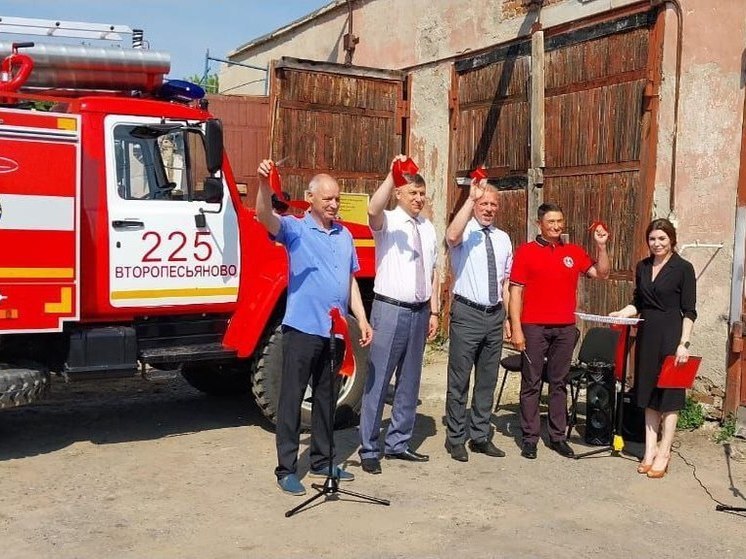 В Ишимском районе появился еще один пост противопожарной службы