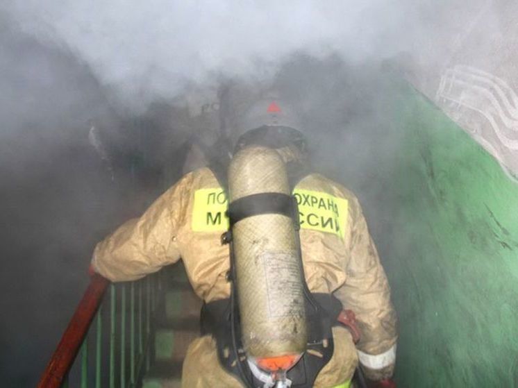 В Ярцевской многоэтажке горела квартира