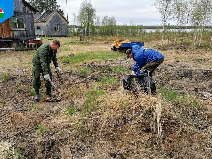 Надымские чиновники прибрались в природном заказнике