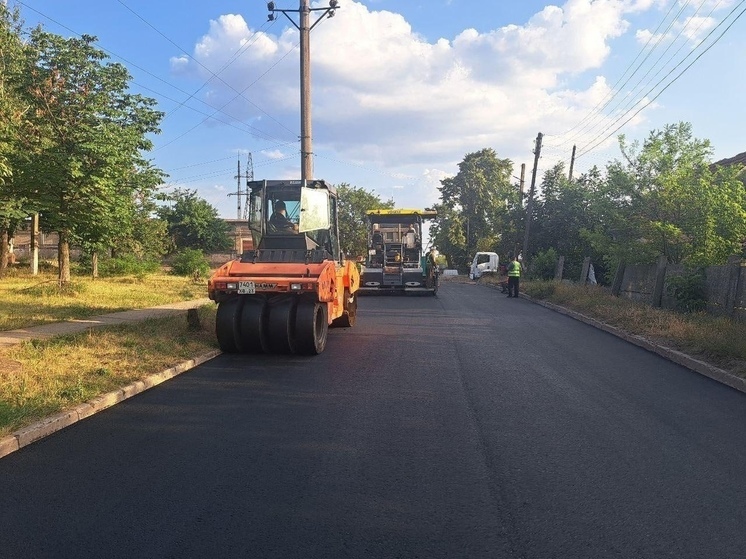 В городском округе Дебальцево ДНР отремонтировали более 7 000 квадратных метров дорог