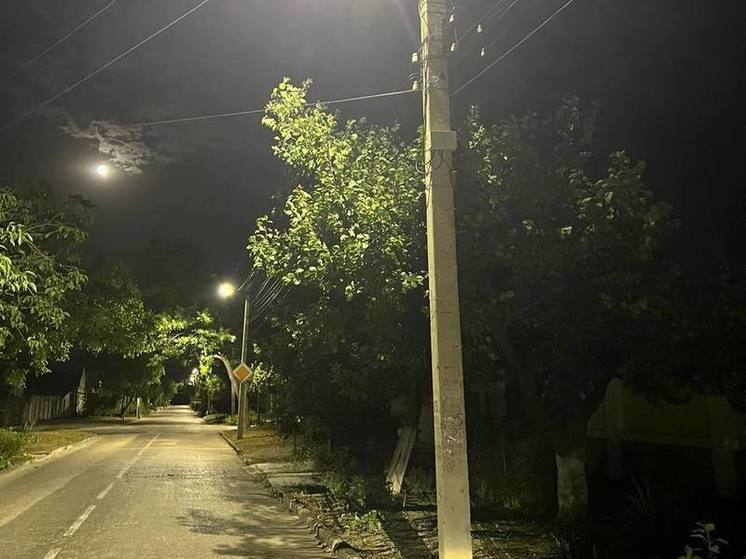 В Евпатории на одной из улиц восстановили освещение благодаря прокуратуре