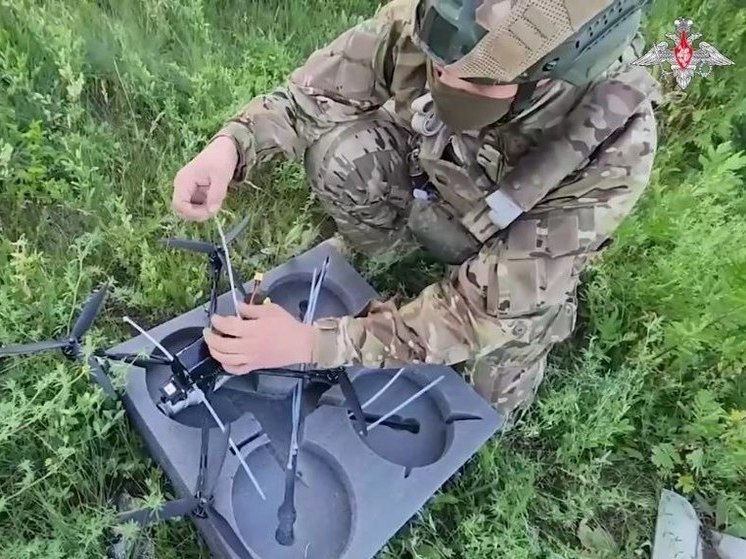 Операторы FPV-дронов поразили бронемашину и блиндаж ВСУ на Запорожье