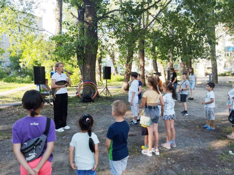 Детский праздник «Лето в городе» прошел в Пензе на улице Карпинского