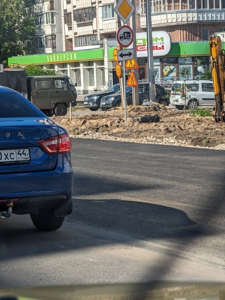 В Костроме стала шире улица Сусанина