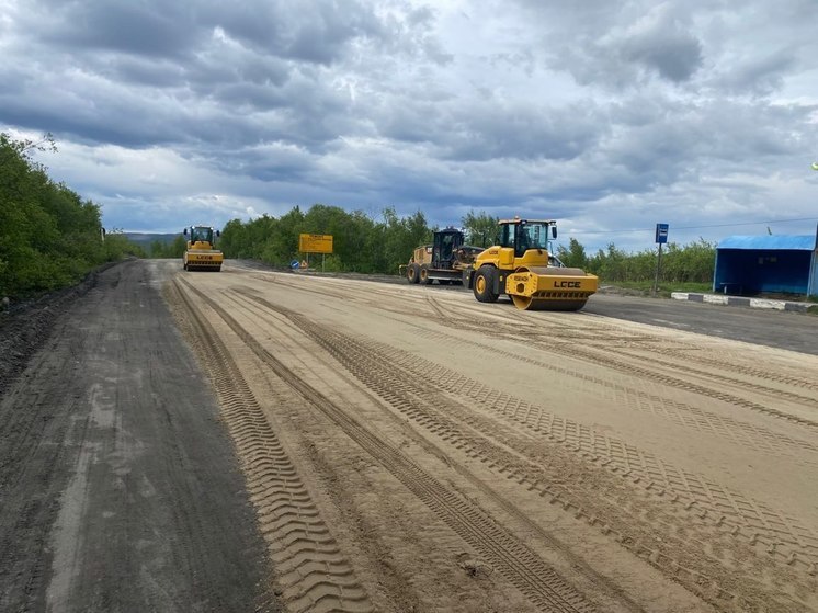 В Мурманской области продолжается ремонт дорог