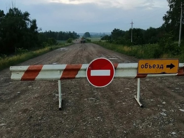 Дорогу, которую смыло дождем, начали восстанавливать в Башкирии